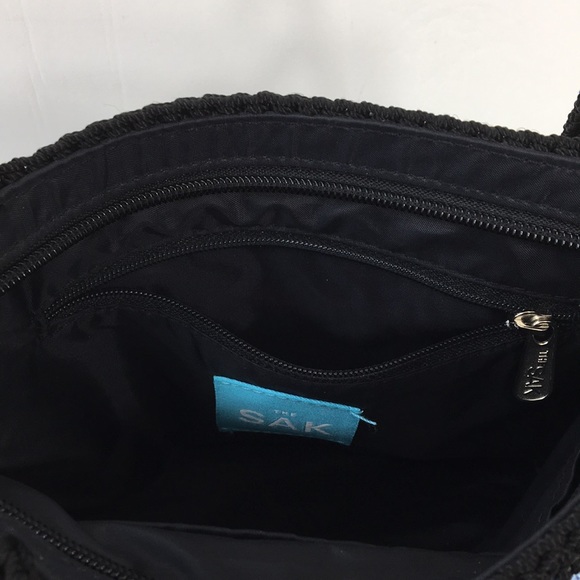 The SAK Crocheted Rainbow Mini Shoulder Bag EXCELLENT Condition - Picture 7 of 11